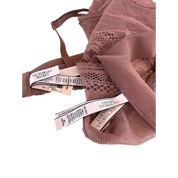 Victoria's Secret 38B/M The‎ Incredible Unlined Plunge Bra & Panty Set NEW - Picture 6 of 7